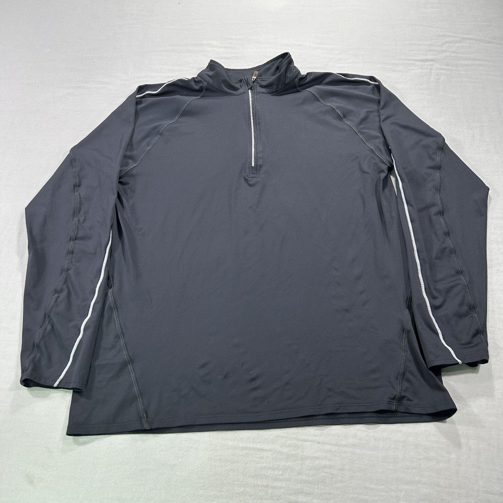 Callaway Shirt‎ Mens XL Black Golf 1/4 Zip Pullover Lightweight Stretch Adult